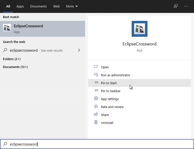 Download EclipseCrossword